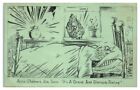 1935 Allis-Chalmers Alec, WC Tractor Advertising Postcard