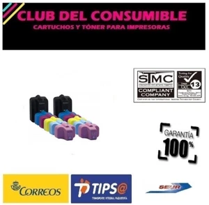 12 X HP 363 BK CY MG YL LC LM NO OEM PhotoSmart 3200 PhotoSmart 3210 - Imagen 1 de 1