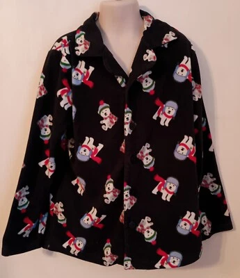 Pijama Gemelos Niños Gymboree Talla 7-8 Med Perros Oso Polar Vacaciones Navidad Foto 1 de 4