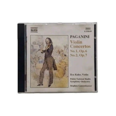 Paganini: Violin Concertos No. 1, Op. 6 & No. 2, Op. 7 (CD Album, 2001) NAXOS - Image 1 of 4