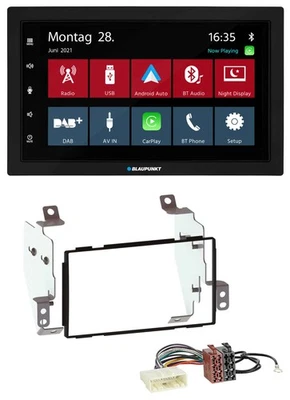 Blaupunkt MP3 Bluetooth DAB 2DIN USB Autoradio für Nissan Note (2005-2013) - Bild 1 von 4