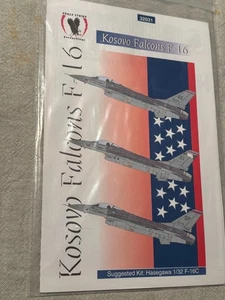 EAGLE STRIKE # 32031   1:32nd SCALE KOSOVO F-16 FALCONS DECAL - Bild 1 von 2