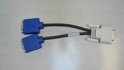 Universal DMS-59 to Dual VGA Video Y-Splitter Cable - Image 1 of 2