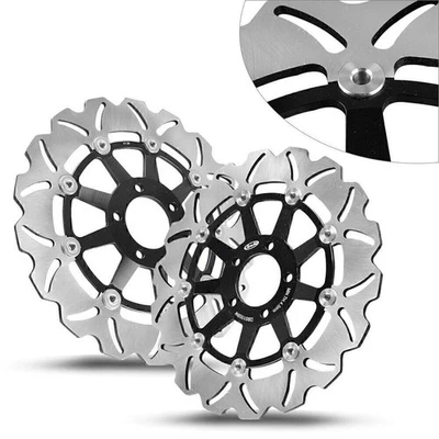 Front Brake Disc Rotor Fit KAWASAKI ZXR 400 750 & Ninja ZX9R & 1100 1200 ZRX - Image 1 of 4