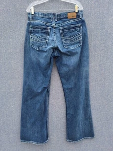 BKE Mens Blue Jeans TYLER 33S 100% cotton Double Back Pockets 33X30 - Picture 1 of 13