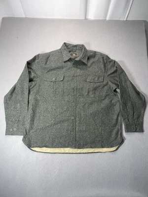 Freedom Foundry Jacket Shirt Flannel Men Size XL Olive Green Waffle Heavy - Image 1 of 4