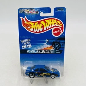 1997 Hot Wheels #548 Quicksilver Series 4/4 T-BIRD STOCK CAR Blue - Picture 1 of 7