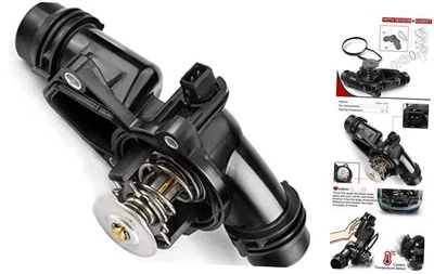 Conjunto Carcasa Termostato con Sensor y Junta de Repuesto para BMW E39 Foto 1 de 4