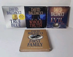 David Baldacci Audiobook CD Lot- First Family, True Blue, The Whole Truth & More - Picture 1 of 6