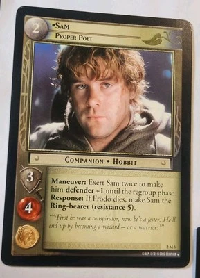 LOTR Tcg Card Sam, Proper Poet - Oversized  2M3 - Image 1 of 4