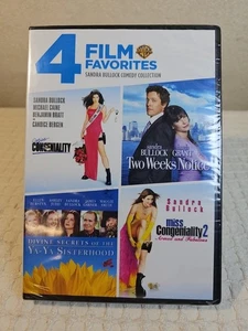 Sandra Bullock 4-Film Favorites DVD Set New Sealed Miss Congeniality Comedy - Picture 1 of 2