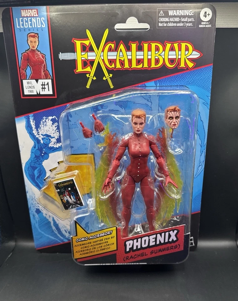 Figura X-Men Marvel Legends Series Phoenix Rachel Summers Excalibur 6" ¡EN STOCK! Foto 1 de 2