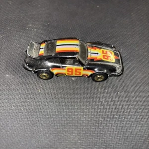 Porsche P-911 1974 vintage raro Hot Wheels negro #95 Hong Kong suelto - Imagen 1 de 5