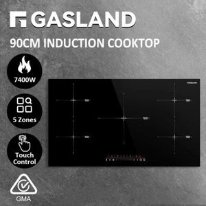 GASLAND chef Electric Induction Cooktop 90cm 5 Burners Glass Top Stove Hot Plate - Picture 1 of 13