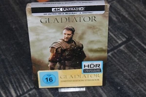 Gladiator - Steelbook (4K Ultra HD + Blu-ray) (Russell Crowe) Geprägt - NEU!! - Bild 1 von 2