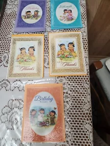 Lot of 5 St. Labre Indian School Greeting Cards W/ Envelopes Assorted - Picture 1 of 5