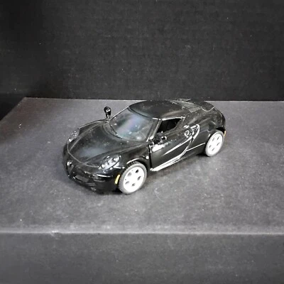 KINSMART Alfa Romeo 4C Pull Back Car Scale 1:32 Black - Image 1 of 4