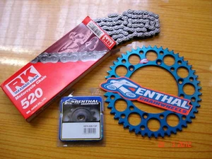New RK Chain And Blue Renthal Sprocket Kit YZ YZF WRF 125 250 400 426 450