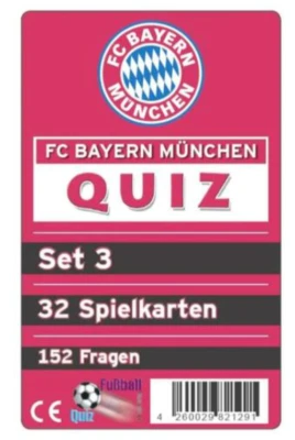 Teepe Verlag 22596925 - FC Bayern München »Quiz Set 3« Fußball Verein Fragen