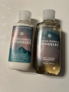 New Bath and Body Works Gel and Body Cream Bundle - Sleigh Rides and Snuggles - Picture 1 of 1