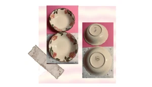 Franciscan Earthenware 2 bowls Rose Dinnerware - Vintage - Picture 1 of 6