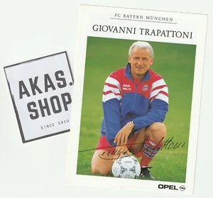 Giovanni Trapattoni Autogrammkarte FC Bayern München 1996-97 Opel FC Bayern FCB - Bild 1 von 1