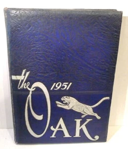 1951 W. H. Adamson High School Yearbook Dallas Texas Oak Cliff - Picture 1 of 7