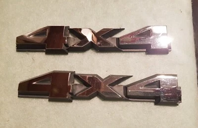 Nameplate jeep cherokee wagoneer xj scritte emblemi 4x4 laterali - Immagine 1 di 3
