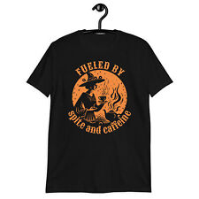 Vintage Fueled By Spite And Caffeine Witch Halloween Unisex T-Shirt