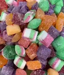 Sour Acid Rock Candy Hard Boiled Lollies Bulk Bag 1KG e #1183 - Picture 1 of 1