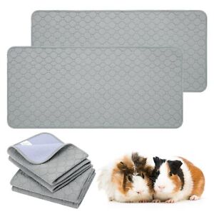 PAWCHIE Washable Pee Pads for Dogs - 2 Pcs 24" x 47" Guinea Pig Cage Liner Wa...