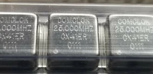 Cal Crystal / Comclok CX41ER - 25.000MHZ Kristalloszillator (5 Stück) SMT Flügelflügel - Bild 1 von 3