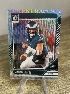 2024 Donruss Optic #158 Jalen Hurts Premium Wave /300 Philadelphia Eagles - Foto 1 di 4