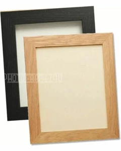 Black Oak Walnut Wall Hanging Tabletop Photo/Picture White Frames for Home Decor - Picture 1 of 13