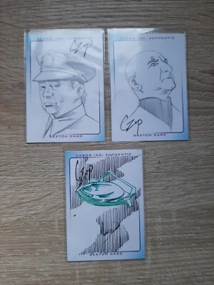 THREE THUNDERBIRDS ARE GO MOVIE SKETCH CARDS  2004 By CZOP   - Image 1 of 4