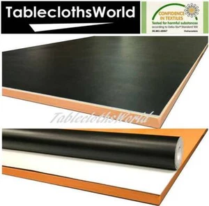 Black Table Protector Heavy Duty Heat Resistant Executive Table Felt Sent Rolled - Picture 1 of 1