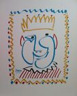 Pablo Picasso: Carnival, The King, Lithography Signed