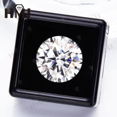 5 Pcs D Color Loose D White Moissanite 3MM-5mm Round Diamond Cut Wholesale VVS1 - Image 1 of 4