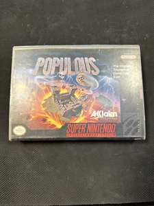 Super Nintendo POPULOUS Video Game - 99 - Picture 1 of 3