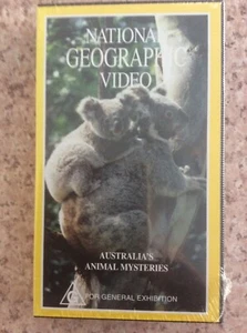 NATIONAL GEOGRAPHIC VIDEO -AUSTRALIA'S ANIMAL MYSTERIES - KOALAS - B/N & SLD VHS - Picture 1 of 1