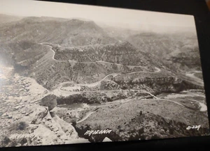 Real photo postcard Salt river canyon Hiway 60 Phoenix, Arizona posted B/W - Picture 1 of 8