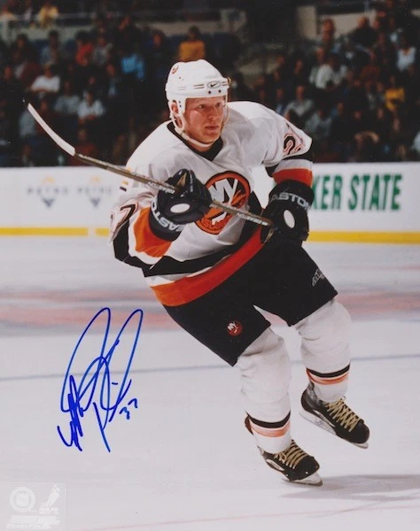 MARK PARRISH Signed NEW YORK ISLANDERS 8X10 Photo w/COA #5 - Image 1 of 1