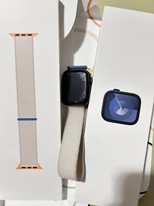 apple watch série 9 45mm gps minuit - Photo 1 sur 4