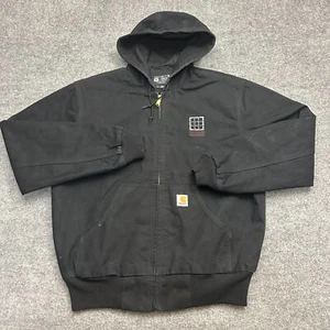 Carhartt Mens 0J0131-M Duck Canvas Thermal-Lined Active Loose Fit Jacket Size M - Picture 1 of 10