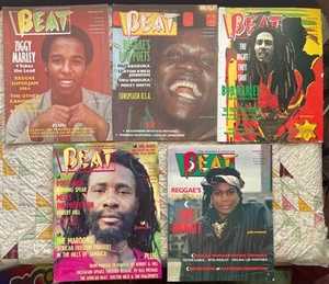 1985 REGGAE BEAT MAGAZINE ZIGGY MUTABARUKA BOB MARLEY BURNING SPEAR JUDY MOWATT - Imagen 1 de 7