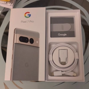 Google Pixel 7 Pro Hazel 128 Gb - Empty Box & Accessories Only + Free Clear Case - Photo 1 sur 3