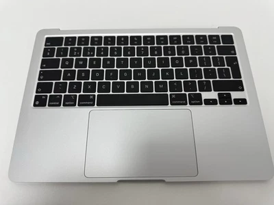 Apple Macbook Air 13 A2681 EMC 4074 Palmrest M2 Keyboard Trackpad 2023 Silver UK - Image 1 of 4