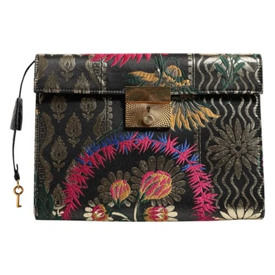 Bolso DOLCE & GABBANA Multicolor Jacquard Floral Documento Maletín Borse 6000usd Foto 1 de 4