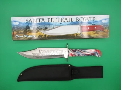 Frost Santa Fe Michael J Prater American Pride Star Spangled Banner Bowie Knife - Image 1 of 4