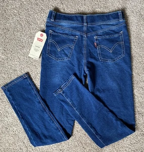 NWT Levi’s Girls Pull-on Leggings (Jeggings) Size 10 Reg. Medium/Dark Wash - Picture 1 of 4